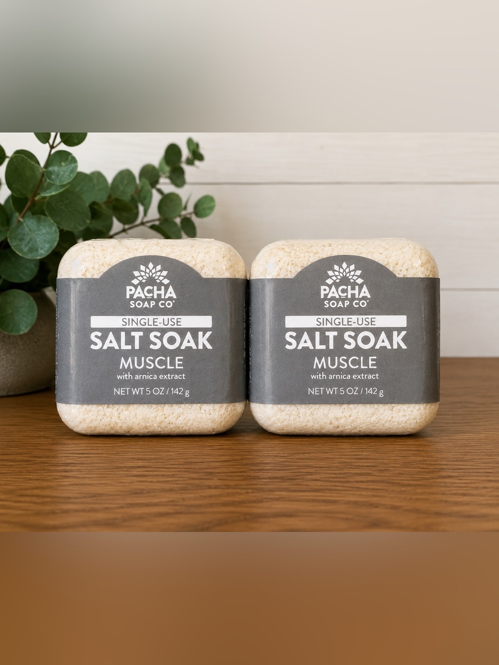 Pacha Soap Co Muscle Salt Soak Lot of 2 Arnica Extract New